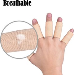 10×Finger Sleeves Splint Brace Compression Finger Support Pain Arthritis Trigger
