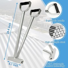 2-in-1 Heavy Duty Hand Seamers – Leak-Proof Metal Bending Roofing Hand Seamers