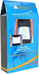ITA-MED Extra Strong Lumbosacral Support – 12″ Wide – Made in USA