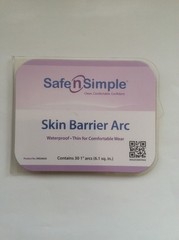 Safe N Simple Skin Barrier Arcs. 1” Arcs, 4 Packs/120 Units, SNS20630