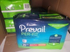 Prevail Per-Fit Adult Unisex Daily Underwear/Diapers – Medium – 4 Bags of 20
