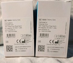 Ostomy supplies lot. ConvaTec Ostomy Pouches/Barrier Wipes/Adapt Powder/Seals