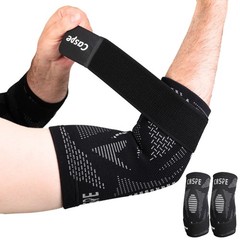 Elbow Sleeve Brace Wrap Adjustable Support Arm Arthritis Tendonitis Pain Relief