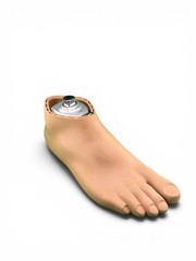 OTTOBOCK Otto Bock 1D10 sach Prosthetic Foot. Size 27. Right Foot.