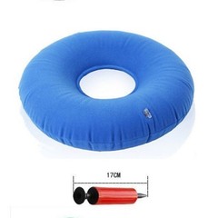 35cm Inflatable Vinyl Ring Round Seat Pillow Cushion Medical Hemorrhoid W/Pump