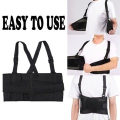 Unisex Weight Lift Lumbar Lower Back Waist Support Belt Brace Suspender Work