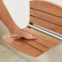 17.5″ Folding Shower Seat Wall Mounted,Foldable Shower Bench,Fold down Shower Se