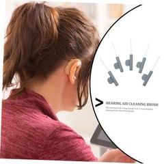 5pcs Convenient Hearing-aid Maintenance Tube Brush Cleaners for Hearing-aid S…