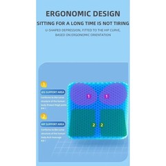 Honeycomb Gel Seat Cushion 2.5 cm Thick | Cooling, Orthopedic Support