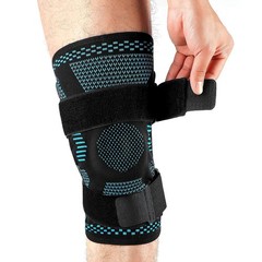 Knee Brace Support Compression Sleeve Adjustable Non Slip Gym Running Men Women