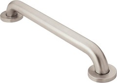 Moen R8918 Bathroom Safety 18-Inch Shower Grab Bar w Concealed Screws, Stainless