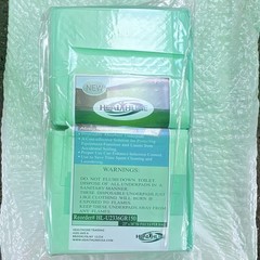 Healthline Disposable Absorbent Underpads 23 x 36 in, Green, 50 Ct, 500 ml
