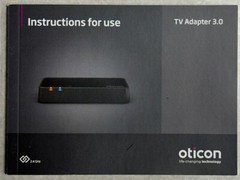 Oticon TV3 Bluetooth box. All Cables included. Very Lightly Used. 30 Day Return