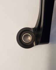 Pair (2) Single Sided Forks with 5/16′ Axles & (2) 4″ Caster Wheels