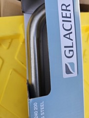 Glacier Bay Grab Bar Handle Shower Bathroom 24 Inch Bath Brushed Stainless Steel