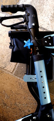 AOJIN Foldable ALL TERRAIN Rollator Walker