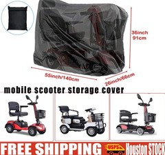 Universal mobile scooter storage cover 55 x 26 x 36 inch wheelchair waterproof