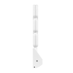 Folding Wall-Mounted Shower Seat White 130kg Foldable Bathroom Bench