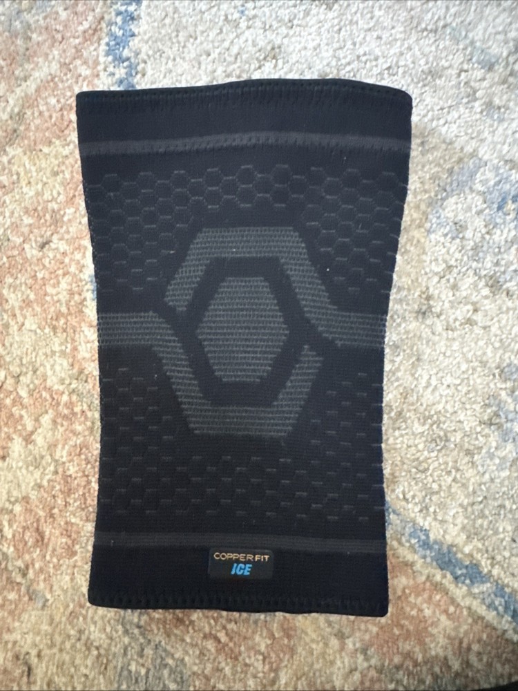 Copper Fit ICE Menthol Infused Compression Knee Sleeve Large – Extra Large L-XL