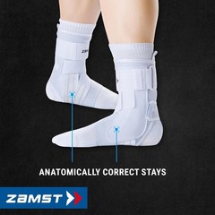 A1 White Ankle Brace for Sports – Breathable Sports Ankle Support for Men and…