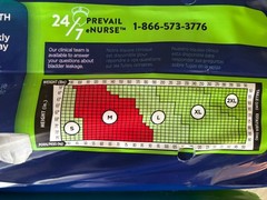 3 packs Prevail Per-Fit Incontinence Pants Overnight Extra Absorbency M 20ct