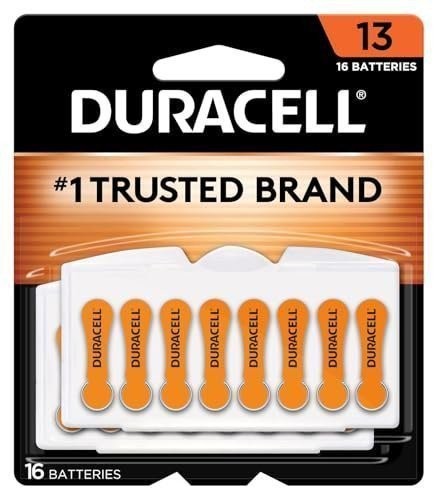 Duracell Hearing Aid Batteries Blue Size 675, 6 Count Pack, 675A Size Hearing…