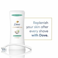 Dove Advanced Care Antiperspirant Deodorant Stick Coconut Water Lime Scent 4 Ct
