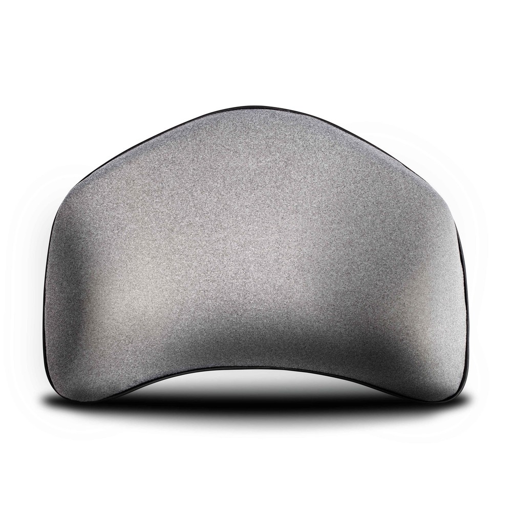 1Piece Ergonomic Lumbar Support Memory Foam Polyester Gray -Universal Fit,22CU05