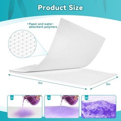 Absorbent Commode Pads – 42 Oz Absorption Capacity for Bedside Care