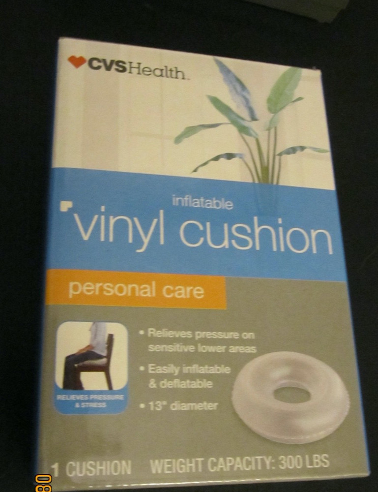 CVS Health Vinyl Ring Cushion, Personal Care new in pkg.