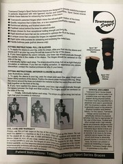 Townsend Bracing Solutions Sport 1600 PO TM5+ Knee Brace – Multiple Sizes Avail