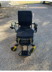 electric wheelchair Forchmech XL 400 pound limit 4 mph great turn radius folds