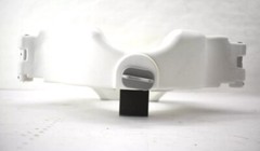 VMS Elder Care Raised Tall High Toilet Seat W Removable Arms & Bonus Liner Bags
