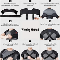 Double Shoulder Strap Wrap for Compression & Support – Ideal for Sports Recovery