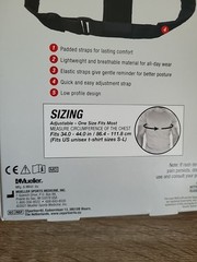 Mueller Sports Medicine Adjustable Posture Support – Level Minimum