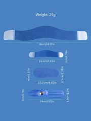 2 x Orthopedic Toe Bunion Corrector Straightener Splint Support Flexible Strap