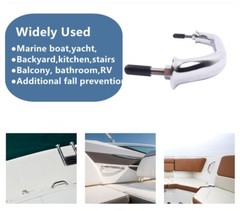 Stainless Steel 9″ Marine Grab Handle for Boat Door Gate Bath Handrail