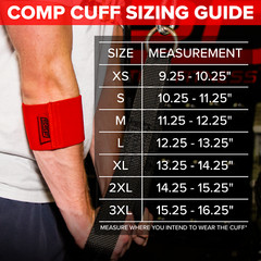 Serious Steel Fitness Compression Cuff | Forearm Compression Sleeve (Single)
