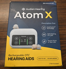 Audien Hearing Atom X ITE Hearing Aid Bluetooth Noise Cancellation Touchscreen …