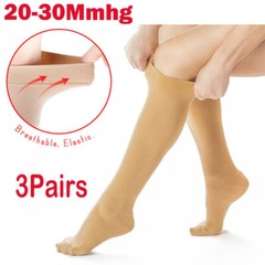 3 pairs Neuropathy Socks 20-30mmhg For Women Men Soothe Relief Compression Socks