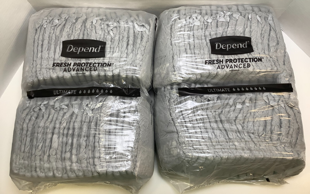 Depend Fresh Protection Advanced, Ultimate Absorbency, Medium/Large, 72ct, Men’s