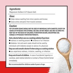 Dr Teal’S Dr Teals Pure Epsom Salt Bulk Magnesium Sulfate Usp Fragrance 19 Lbs