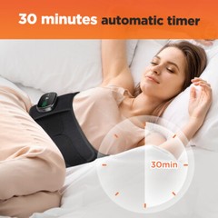 Red Light Therapy Back Massager Brace Belt Vibration Heat for Lumbar Pain Relief