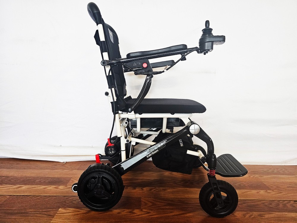 Jazzy Carbon Folding Travel Power Wheelchair WHITE – OPEN BOX