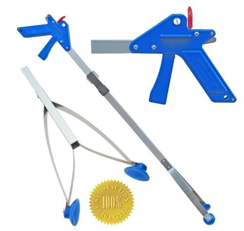22″ EZ Reacher Deluxe – Grabber Reacher with 5 lb. Pickup Capacity, 4.5″ Wide…