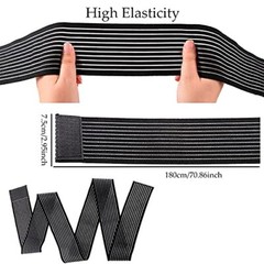 2-Pack Elastic Calf Compression Bandage Leg Sleeve Compression Wraps 2.9″x 71 in