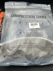 6 Pairs of Compression Socks L/XL Large & Extra Large Nursing/Athletic