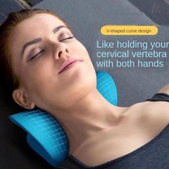 Cervical Neck Traction Pillow Stretcher Brace Support Relax Massage Device