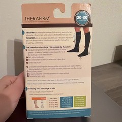 Therafirm Therapeutic Gradient Compression Hosiery – Black – NIB Size XL