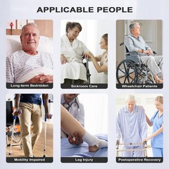 Gait Belts for Seniors, Transfer Belt with Handles, Gate Medical Black